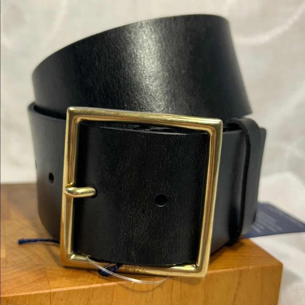 NWT polo by Ralph Lauren wide leather belt